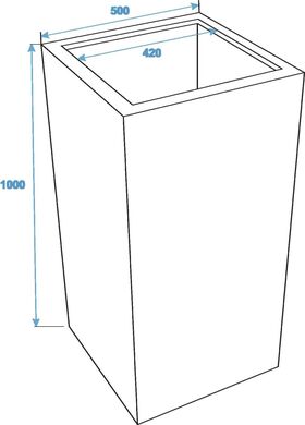 EUROPALMS LEICHTSIN BOX-100, rot, glänzend