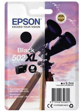 Epson Tintenpatrone C13T02W14010 502XL 550Seiten schwarz