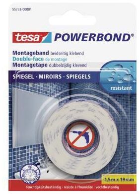 tesa Montageband 55732-00001 für Spiegel 19mmx1,5m