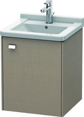 Duravit Waschtischunterbau BRIOSO 563x460x445mm Gri chr Ans rechts leinen