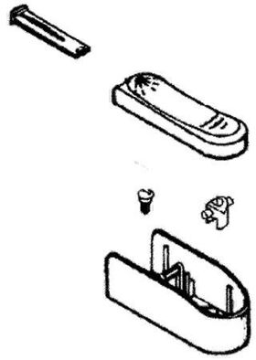 Grohe Drucktaste für Wannenbatterie f Florida per Stück