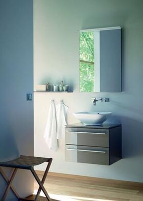 Duravit Wandboard X-LARGE 160x600-1600x16mm cappucino hochglanz