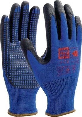 Nitril-Feinstrickhandschuh NI-Thermo Gr.8 blau EN388,EN407,EN511 PSA II PRO FIT - VPE: 12