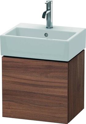 Duravit Waschtischunterbau L-CUBE 400x434x341mm Ans rechts nussbaum natur