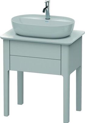 Duravit Waschtischunterbau LUV 743x688x450mm nordic weiß seidenamtt