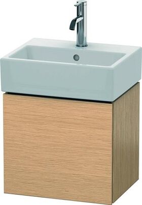 Duravit Waschtischunterbau L-CUBE 400x434x341mm Ans rechts eiche gebürstet