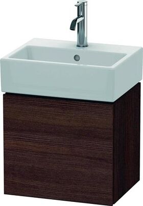 Duravit Waschtischunterbau L-CUBE 400x434x341mm Ans links kastanie dunkel