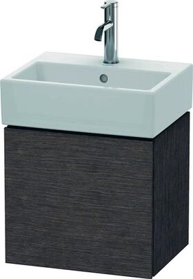 Duravit Waschtischunterbau L-CUBE 400x434x341mm Ans li Ei dunkel gebürstet