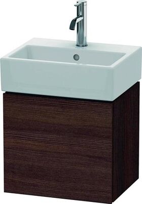 Duravit Waschtischunterbau L-CUBE 400x434x341mm Ans rechts kastanie dunkel