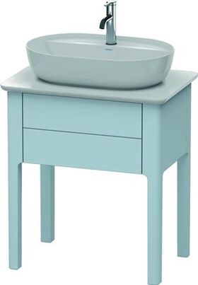 Duravit Waschtischunterbau LUV 743x688x450mm lichtblau seidenmatt