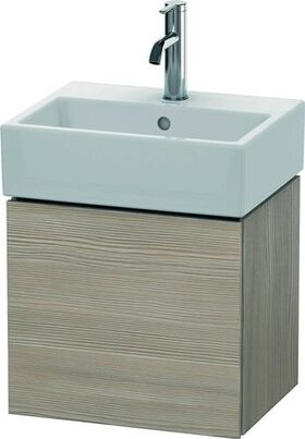 Duravit Waschtischunterbau L-CUBE 400x434x341mm Anschlag links pine silver