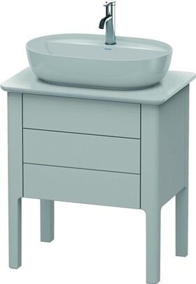 Duravit Waschtischunterbau LUV 743x688x450mm nordic weiß seidenamtt