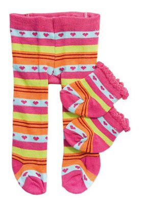 Pu-Strumpfh./Socken bunt,Gr.35-45cm,sort