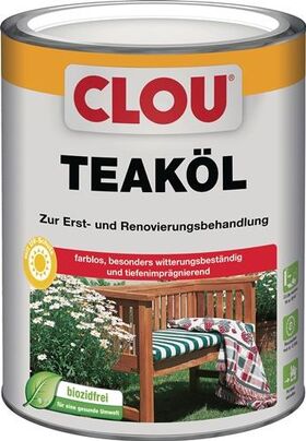 Teaköl farblos 2,5l Dose CLOU