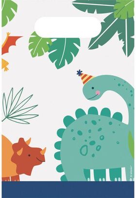 8 Papiertüten Dino-Mite Papier