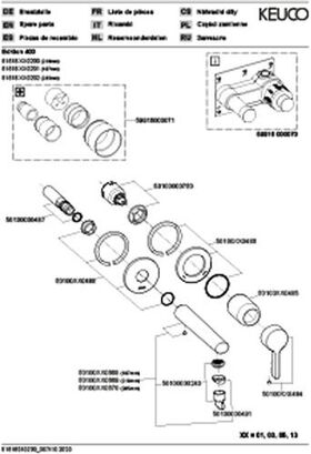 Keuco EH-WT-MI EDITION 400 UP Ausldg 165mm ni gebü