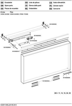 Keuco Lichtspiegel X-LINE Spiegelheizung 1200x700x105mm trüff. A++