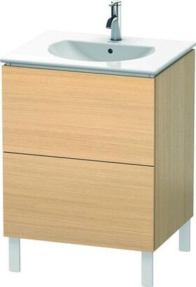 Duravit Waschtischunterbau L-CUBE 514x620x704mm mediterrane eiche