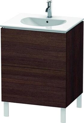 Duravit Waschtischunterbau L-CUBE 514x620x704mm kastanie dunkel