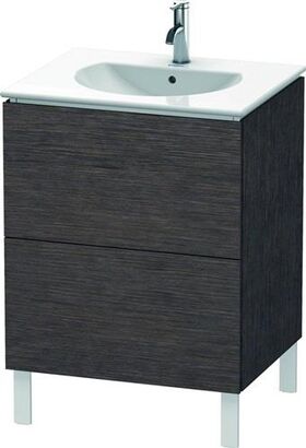 Duravit Waschtischunterbau L-CUBE 514x620x704mm eiche dunkel gebürstet