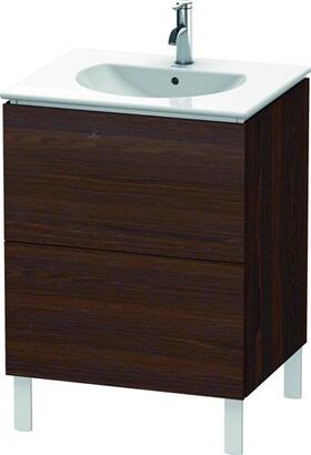 Duravit Waschtischunterbau L-CUBE 514x620x704mm nussbaum gebürstet