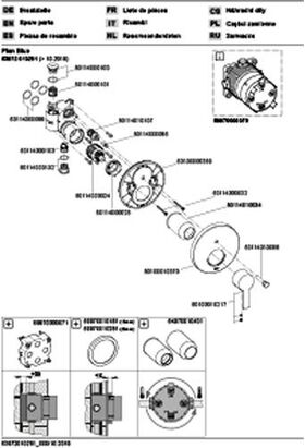 Keuco Einhebelmischer PLAN BLUE UP f 2 Verbr m Sicherung vc