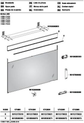 Keuco Lichtspiegel EDITION 400 Spiegelheizung 710x650x33mm A++