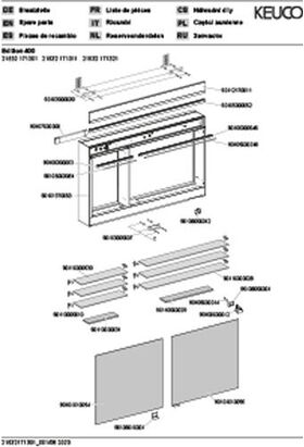 Keuco Spiegelschrank EDITION 400 1060x650x154mm Vorb 4000 K si-gb-elo A++