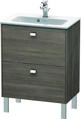 Duravit WT-Unterbau BRIOSO COMPACT Griffe chrom 683x620x389mm pine terra