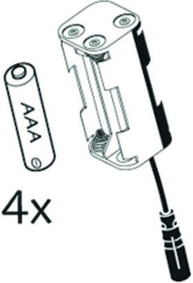 Schell Batteriefach PURIS/VENUS E inkl. 4x 1,5 Batterien AAA