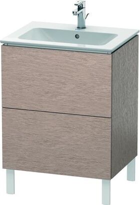 Duravit Waschtischunterbau L-CUBE 620x481x704mm eiche kaschmir