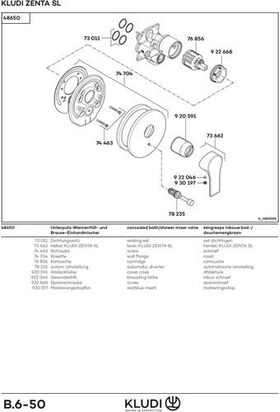 Kludi WF ZENTA SL u Brause-EHM UP DN 15 chr