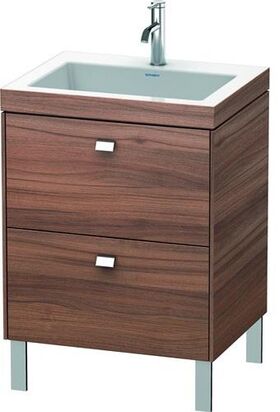 Duravit Waschtischunterbau BRIOSO 701x600x480mm m WT Vero Air Gri chr 1 HL