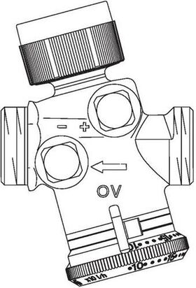 OV Regulierventil Cocon QTZ o Messven. 2 x AG DN 10 30-210 l/h