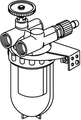 OV Heizölfilter DN 10, 3/8Zoll IG mit Siku-Einsatz 50-75 my