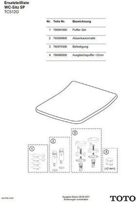 TOTO Softclose für WC-Sitz SP