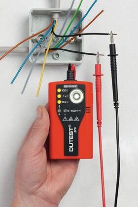 Durchgangs-/Leitungsprüfer DUTEST® p.6-400 V AC/DC