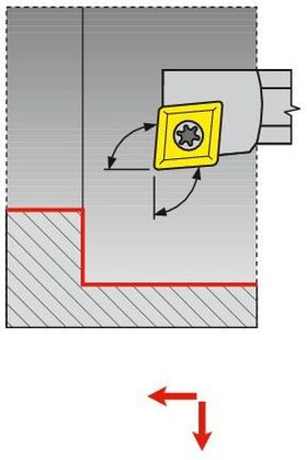 Bohrstange E12M-SCLCL 06 li. VHM m. IK PROMAT