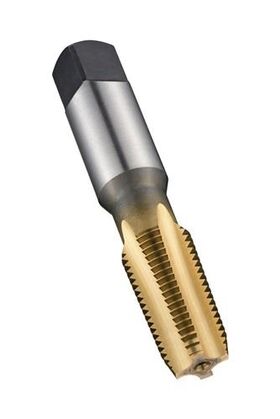 Maschinengewindebohrer ANSI B94.9C E721 NPT 1/2 Zollx14 HSS TiN 1,5XD Normal DOR