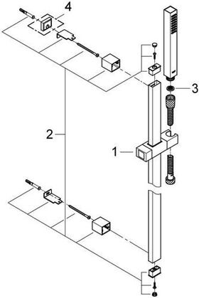 Grohe Bsta EUPHORIA CUBE STICK chr