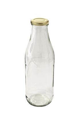 DOSEN-ZENTRALE  Saftflasche 1000ml mit Deckel - 12 VPE