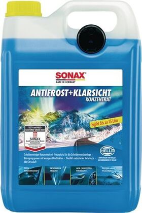 Scheibenreiniger AntiFrost+KlarSicht Konzentrat 5l Kanister SONAX