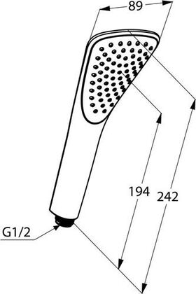 Kludi Handbrause 1S FIZZ DN 15 chr