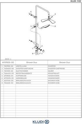 Kludi Dual-Shower-System FIZZ DN 15 chr