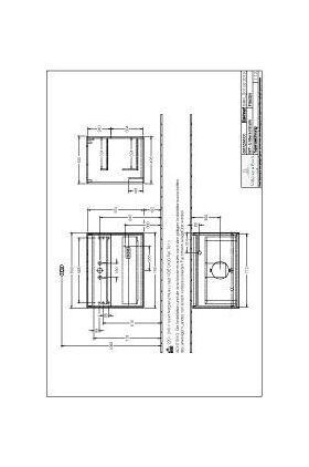 V&B Waschtischunterschrank FINION 800x603x501mm AP Gl bl ma glos. wh lacq.