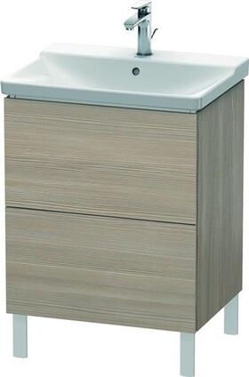 Duravit Waschtischunterbau L-CUBE 620x481x709mm pine silver