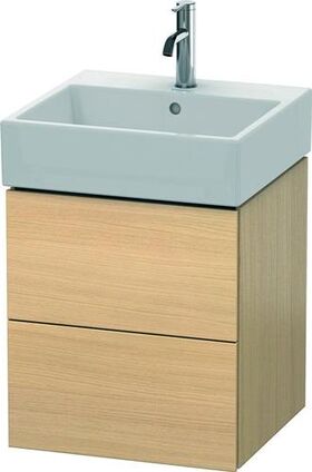 Duravit Waschtischunterbau L-CUBE 544x484x459mm mediterrane eiche