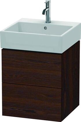 Duravit Waschtischunterbau L-CUBE 544x484x459mm nussbaum gebürstet