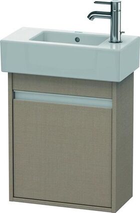 Duravit Waschtischunterbau Ketho 225x450x550mm Anschlag links leinen