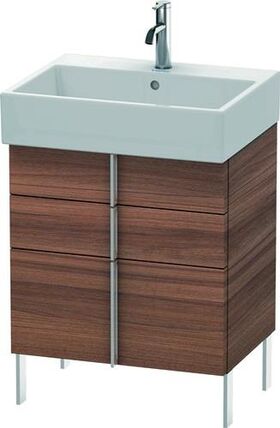 Duravit Waschtischunterbau VERO AIR 581x584x431mm nussbaum natur